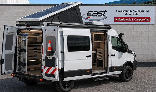 transformation van camper, utilitaire, d'urgence